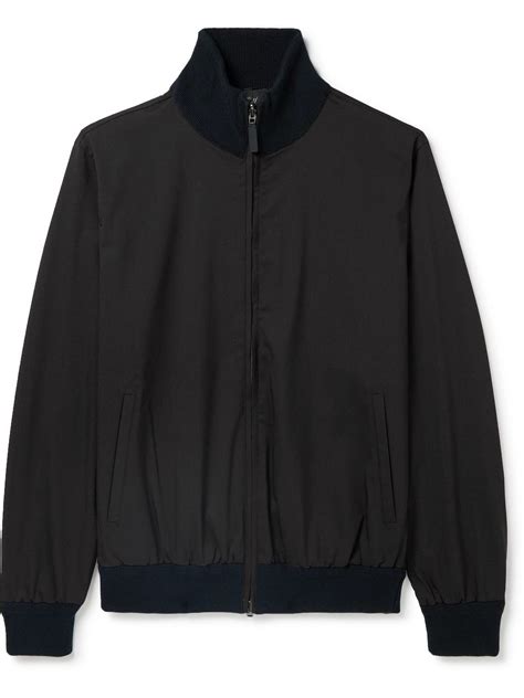 Black Cashmere bomber jacket 